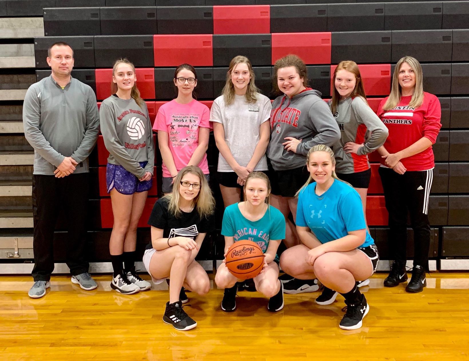 Austin Girls Basketball Team Photo